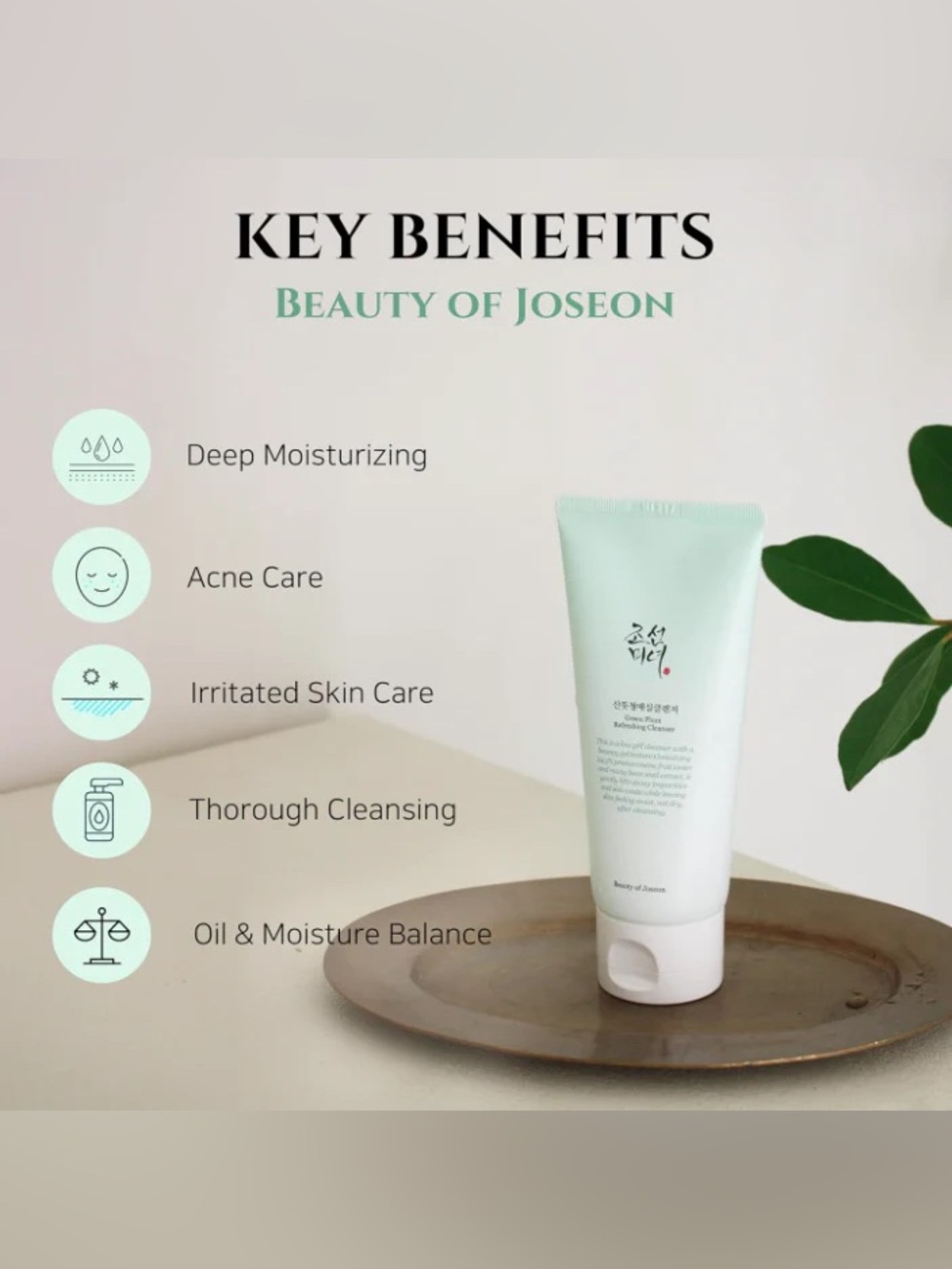 Beauty of Joseon Green Plum Refreshing Cleanser K-Beauty 100mL BNIB